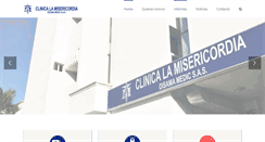 Desktop Screenshot of clinicalamisericordia.com