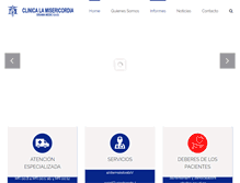 Tablet Screenshot of clinicalamisericordia.com
